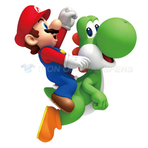 Mario Iron-on Stickers (Heat Transfers)NO.1333